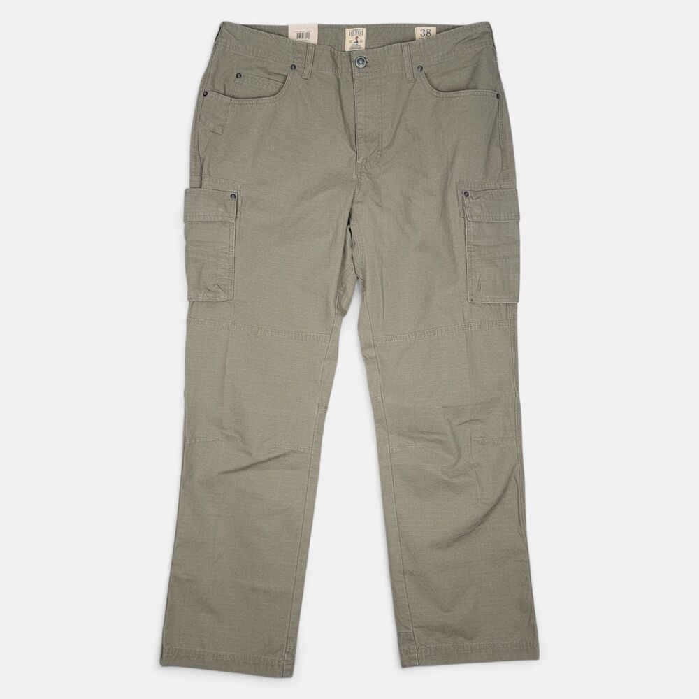 Redhead Ripstop Cargo Pants Men's 38x32 Olive Green Canvas Relaxed Outdoor NWT